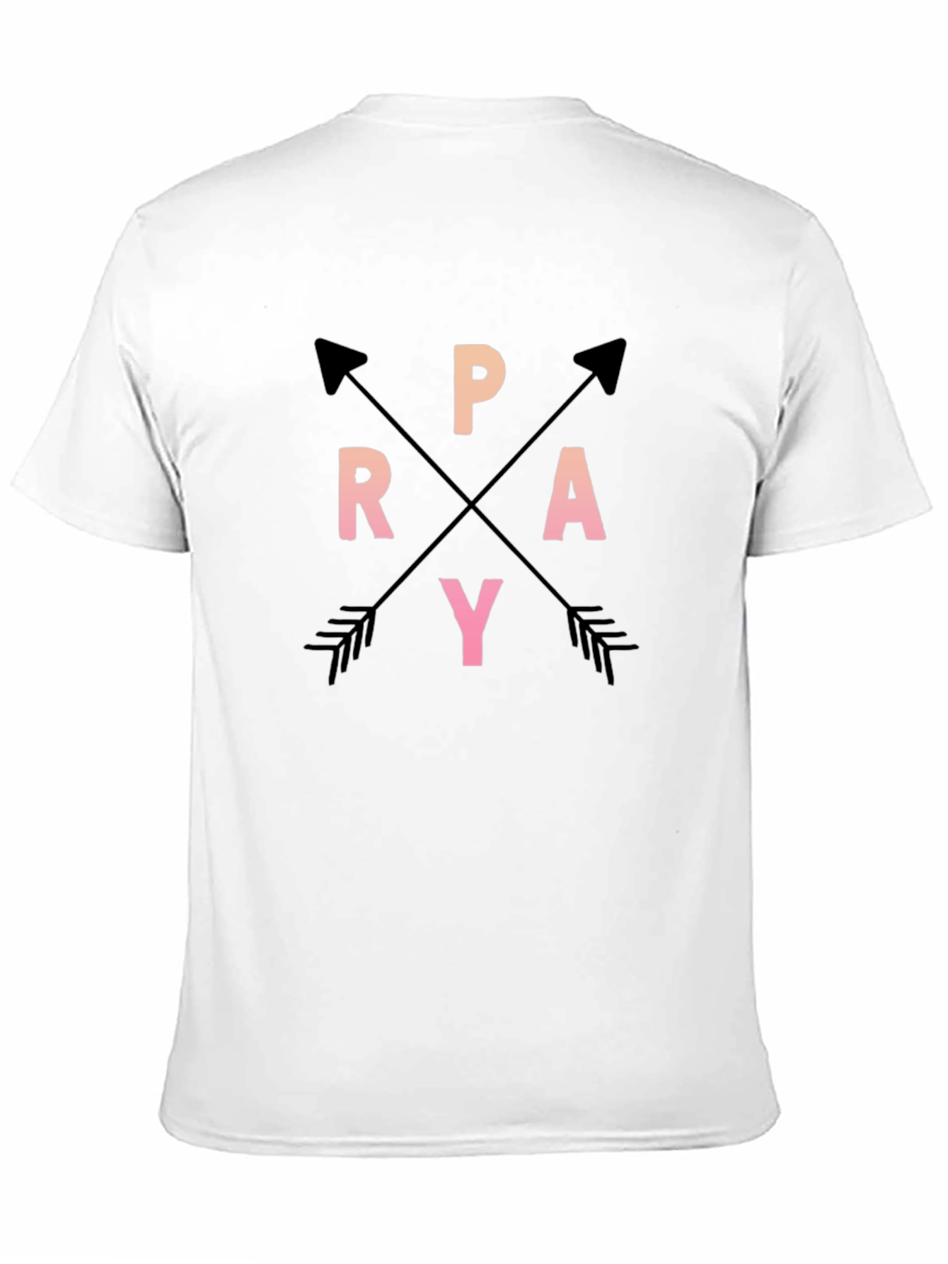 Pray Arrows Graphic Tee Black