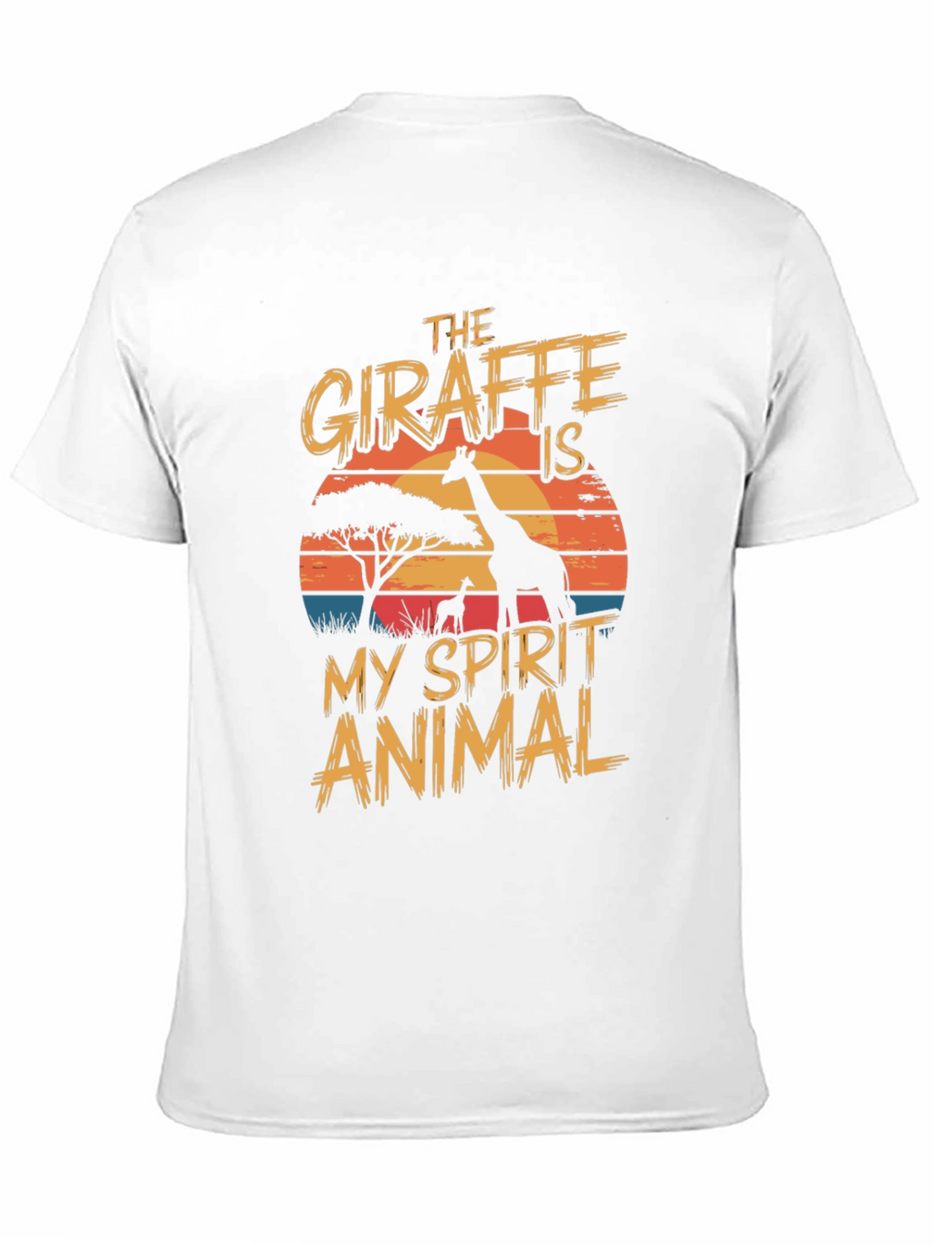 Giraffe Spirit Animal Graphic T-Shirt