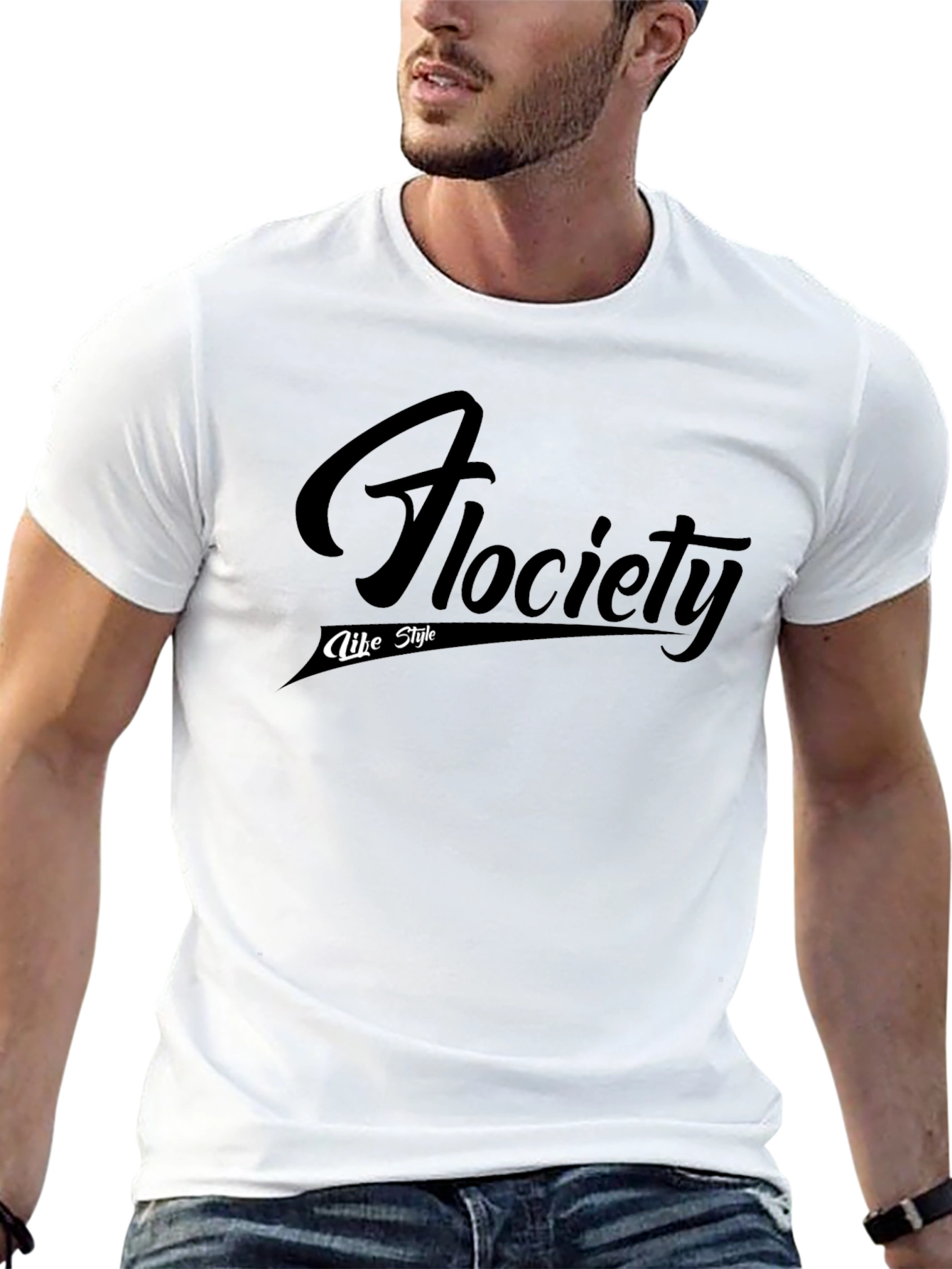Flociety Like Style Black T-Shirt