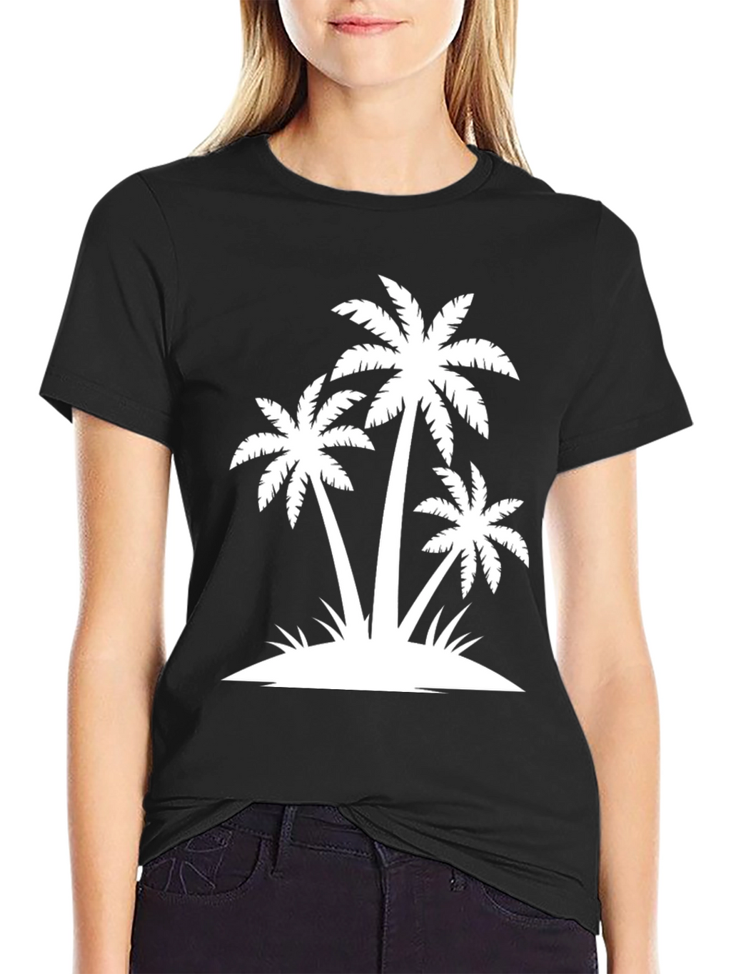 Palm Tree Graphic Tee - Island Vibes