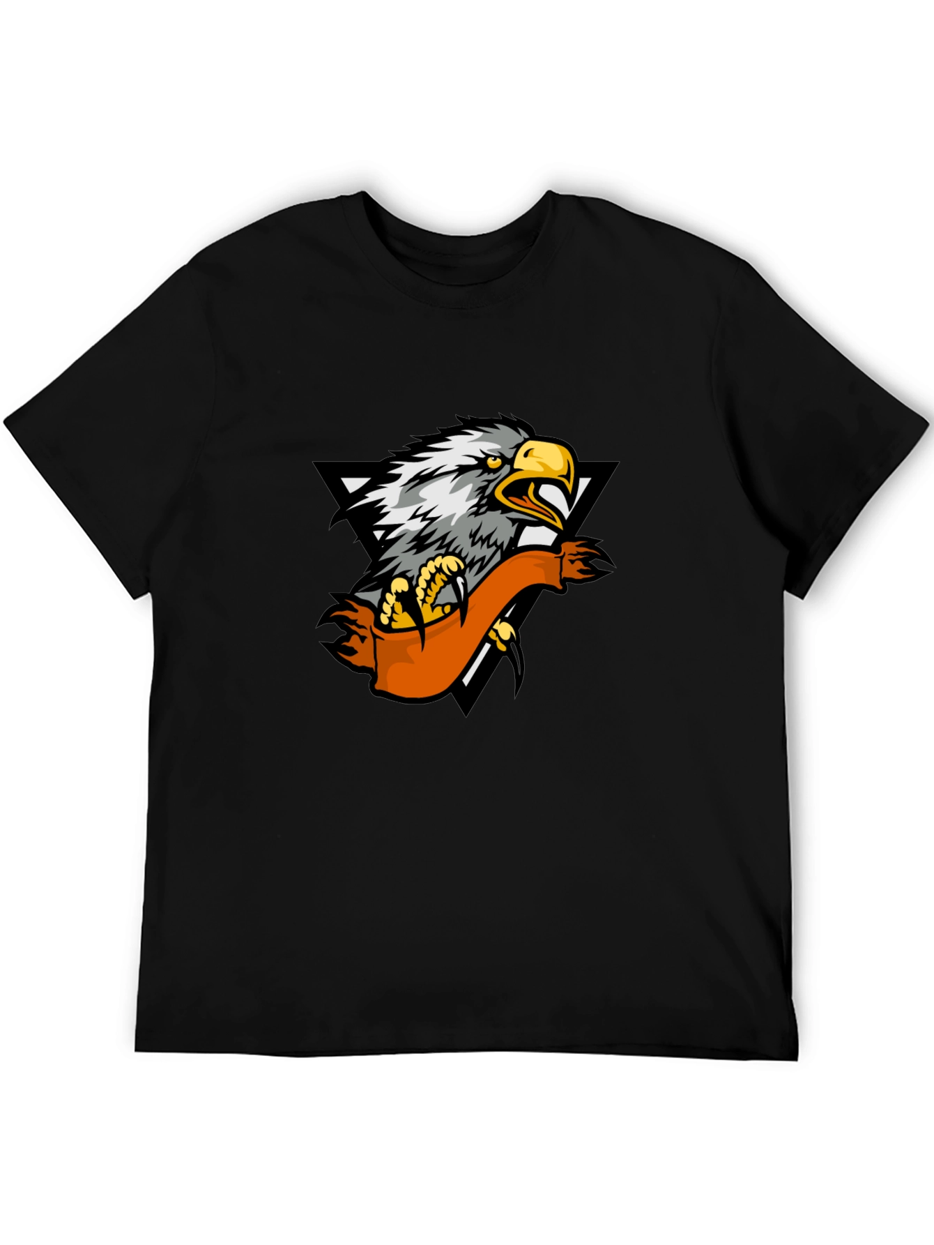 Eagle Graphic Black T-Shirt - Mens