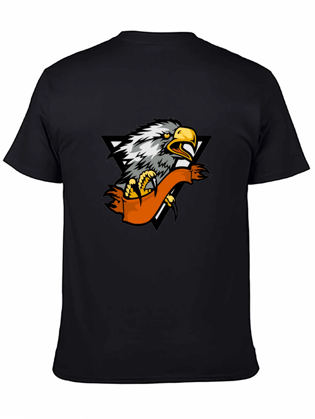 Eagle Graphic Black T-Shirt - Mens