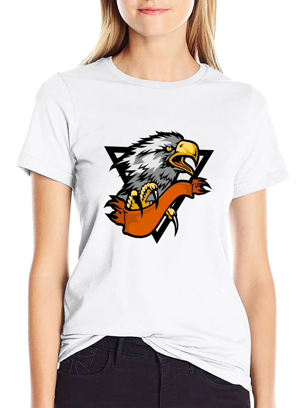 Eagle Graphic Black T-Shirt - Mens