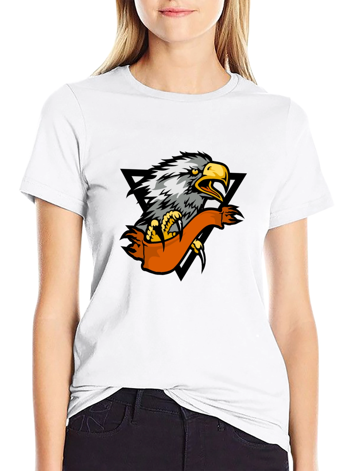 Eagle Graphic Black T-Shirt - Mens