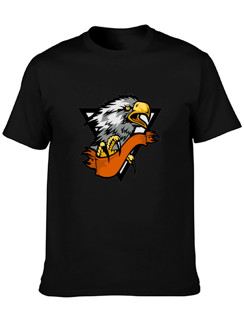 Eagle Graphic Black T-Shirt - Mens