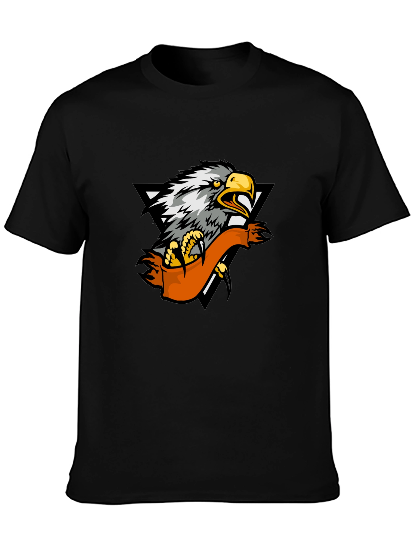 Eagle Graphic Black T-Shirt - Mens