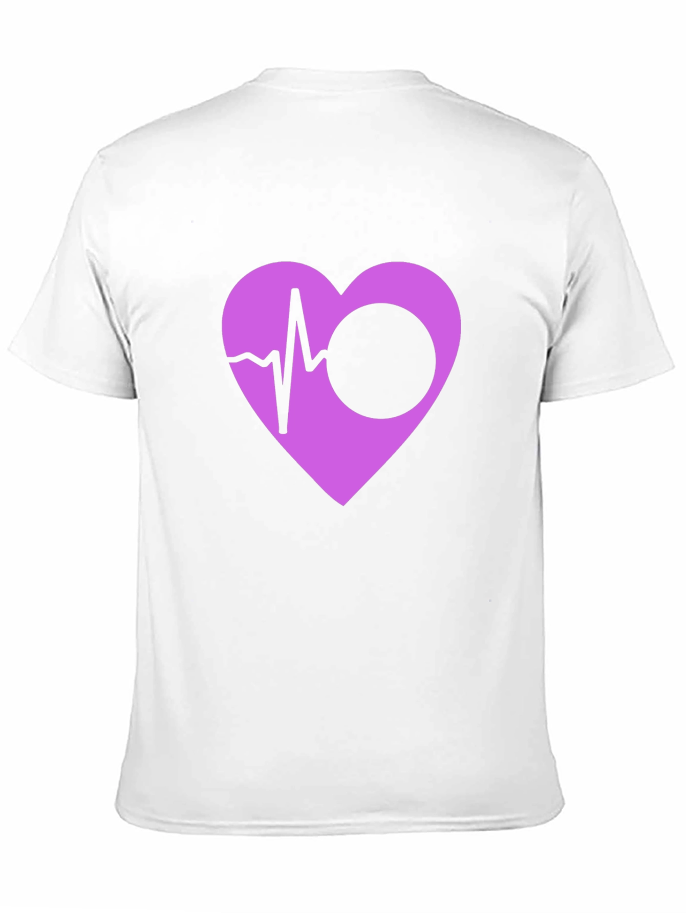 Heartbeat Heart Graphic Black T-Shirt