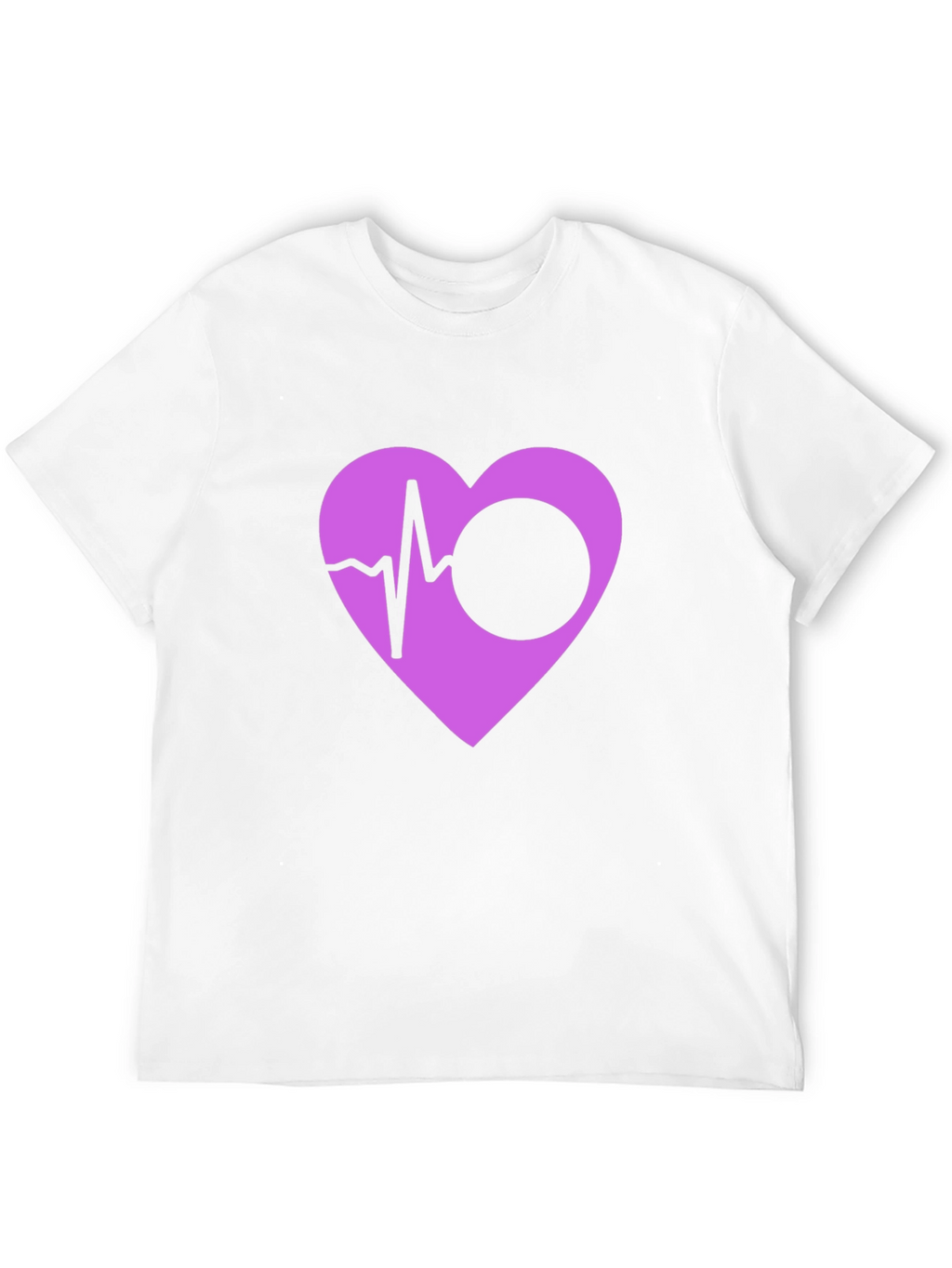 Heartbeat Heart Graphic Black T-Shirt