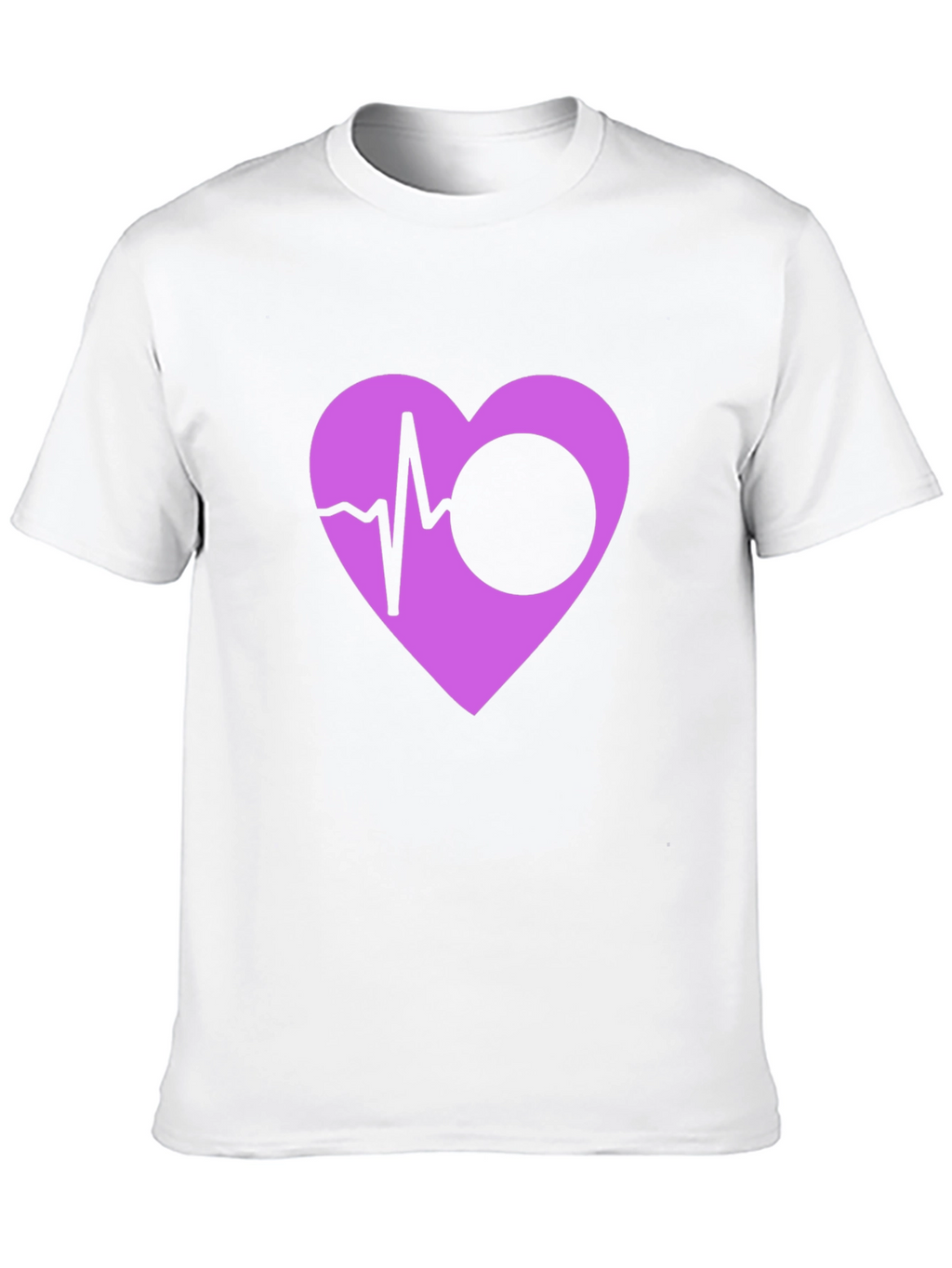 Heartbeat Heart Graphic Black T-Shirt