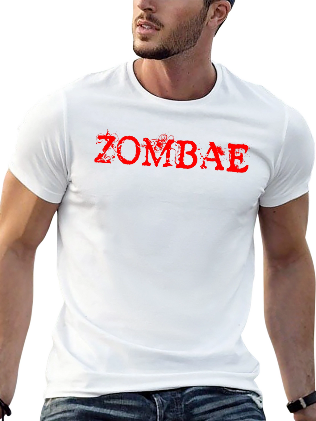Zombae Graphic Tee - Edgy Zombie Design