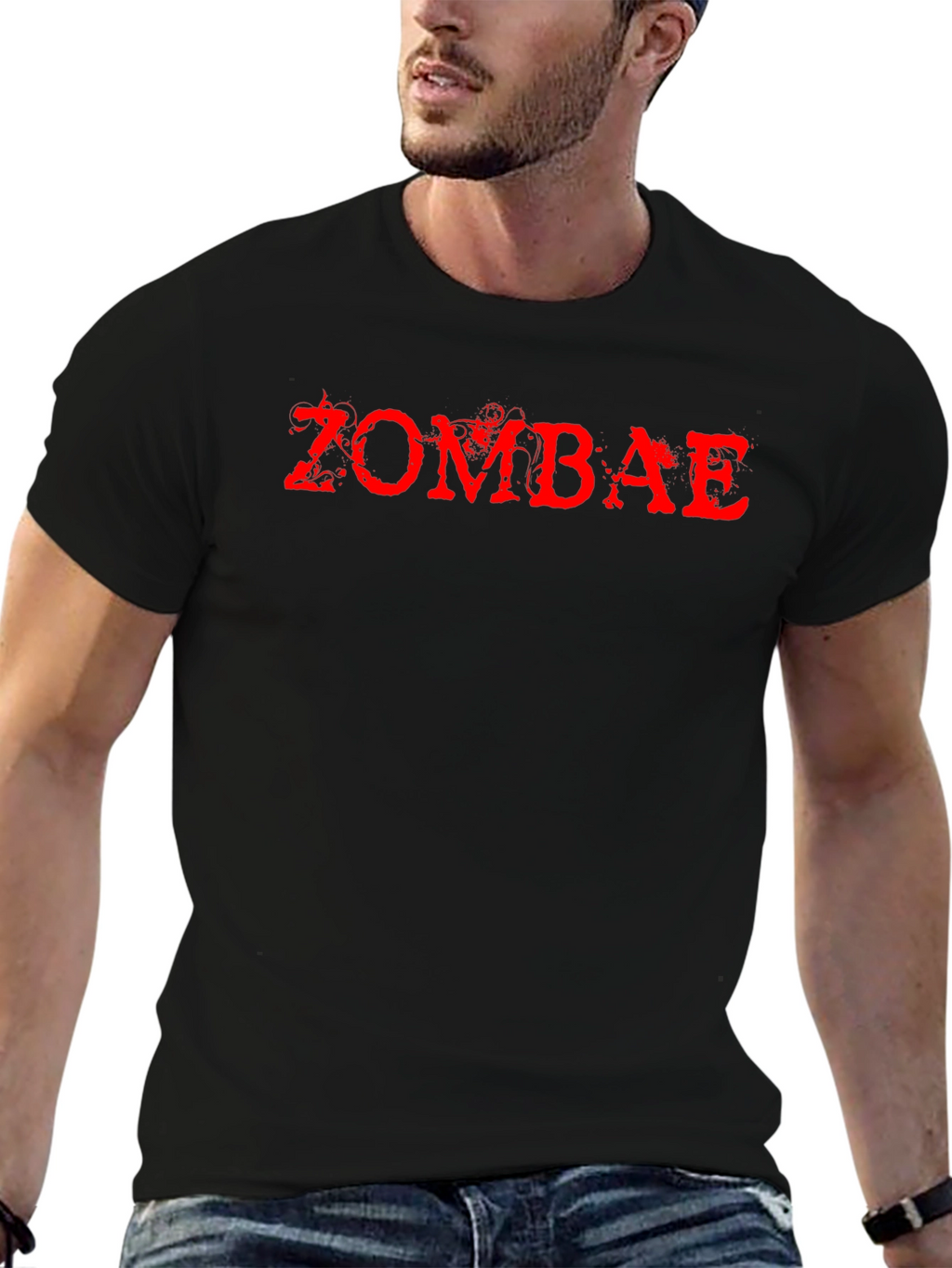 Zombae Graphic Tee - Edgy Zombie Design
