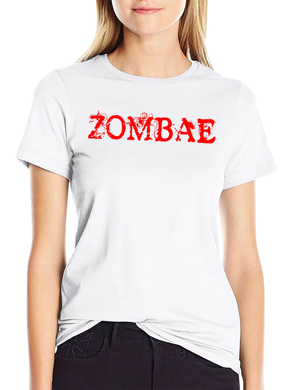 Zombae Graphic Tee - Edgy Zombie Design