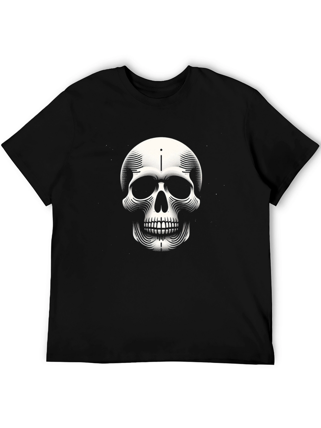 Skull Graphic Black T-Shirt - Edgy Streetwear