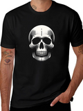 Skull Graphic Black T-Shirt - Edgy Streetwear