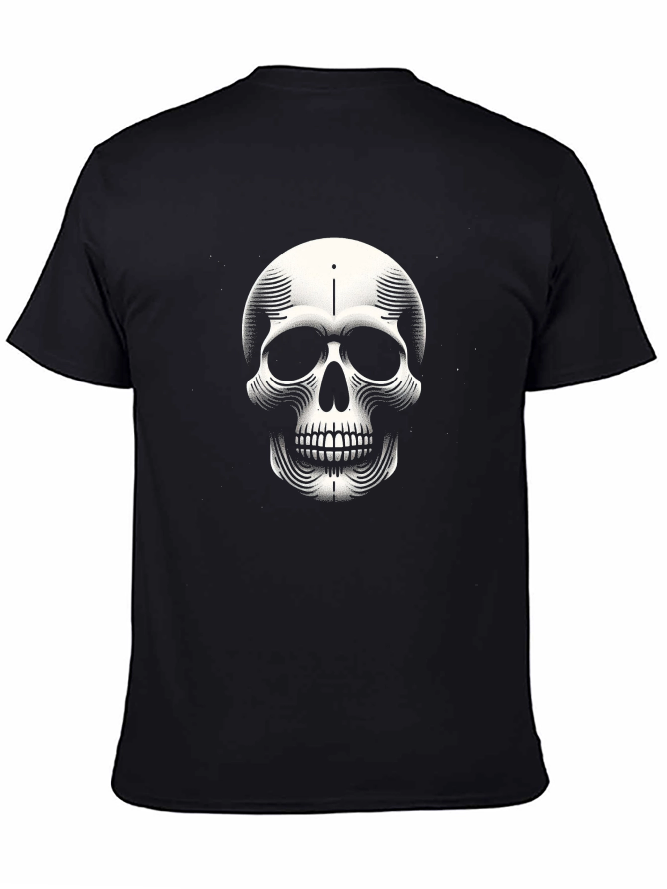 Skull Graphic Black T-Shirt - Edgy Streetwear