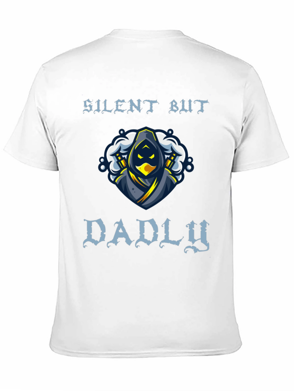 Silent But Dadly Ninja Graphic T-Shirt