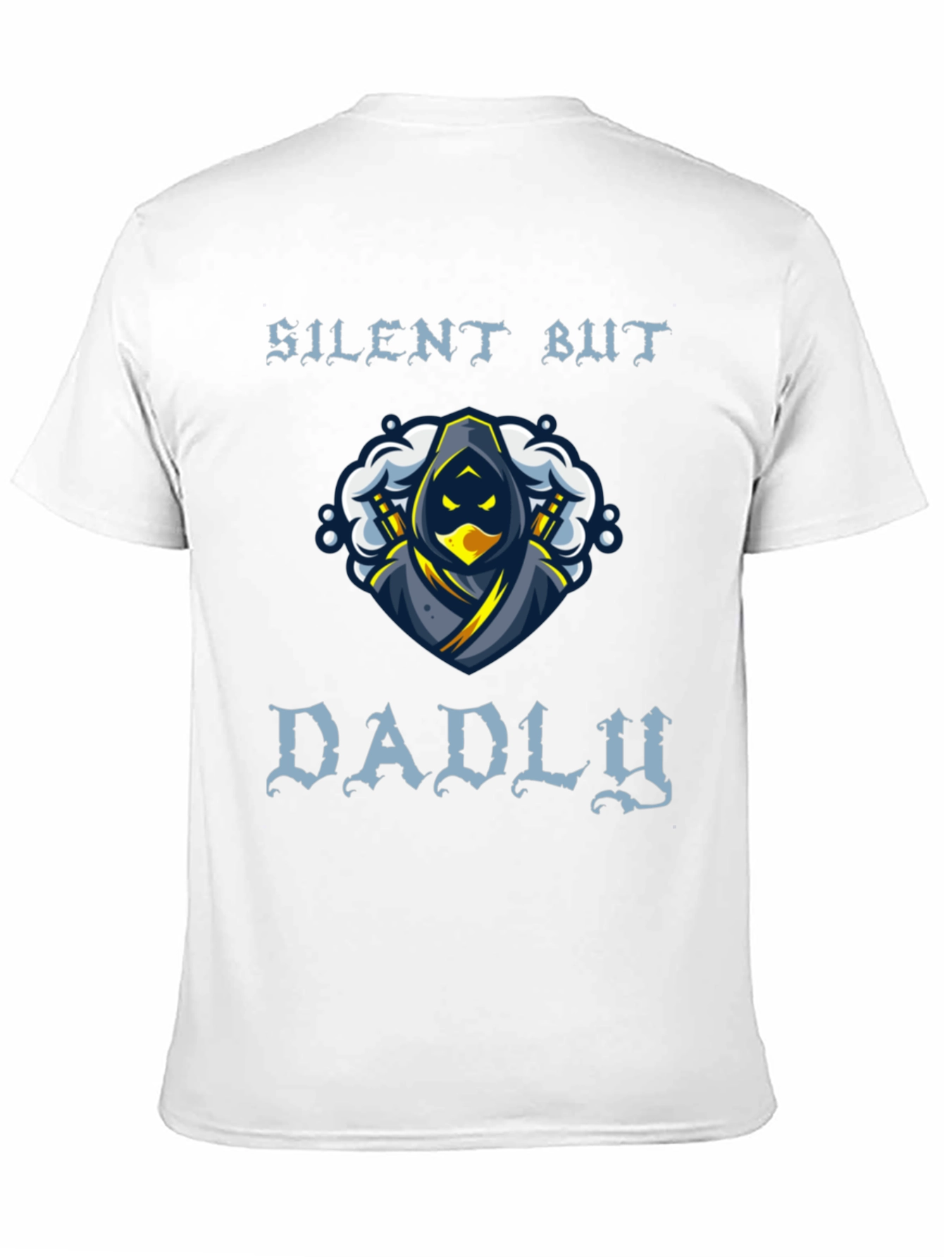 Silent But Dadly Ninja Graphic T-Shirt