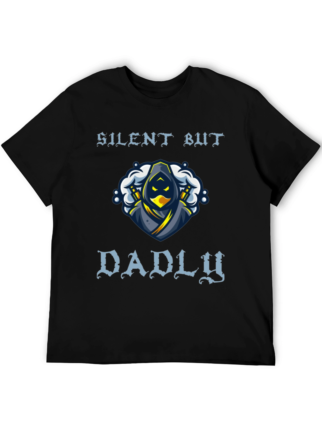 Silent But Dadly Ninja Graphic T-Shirt