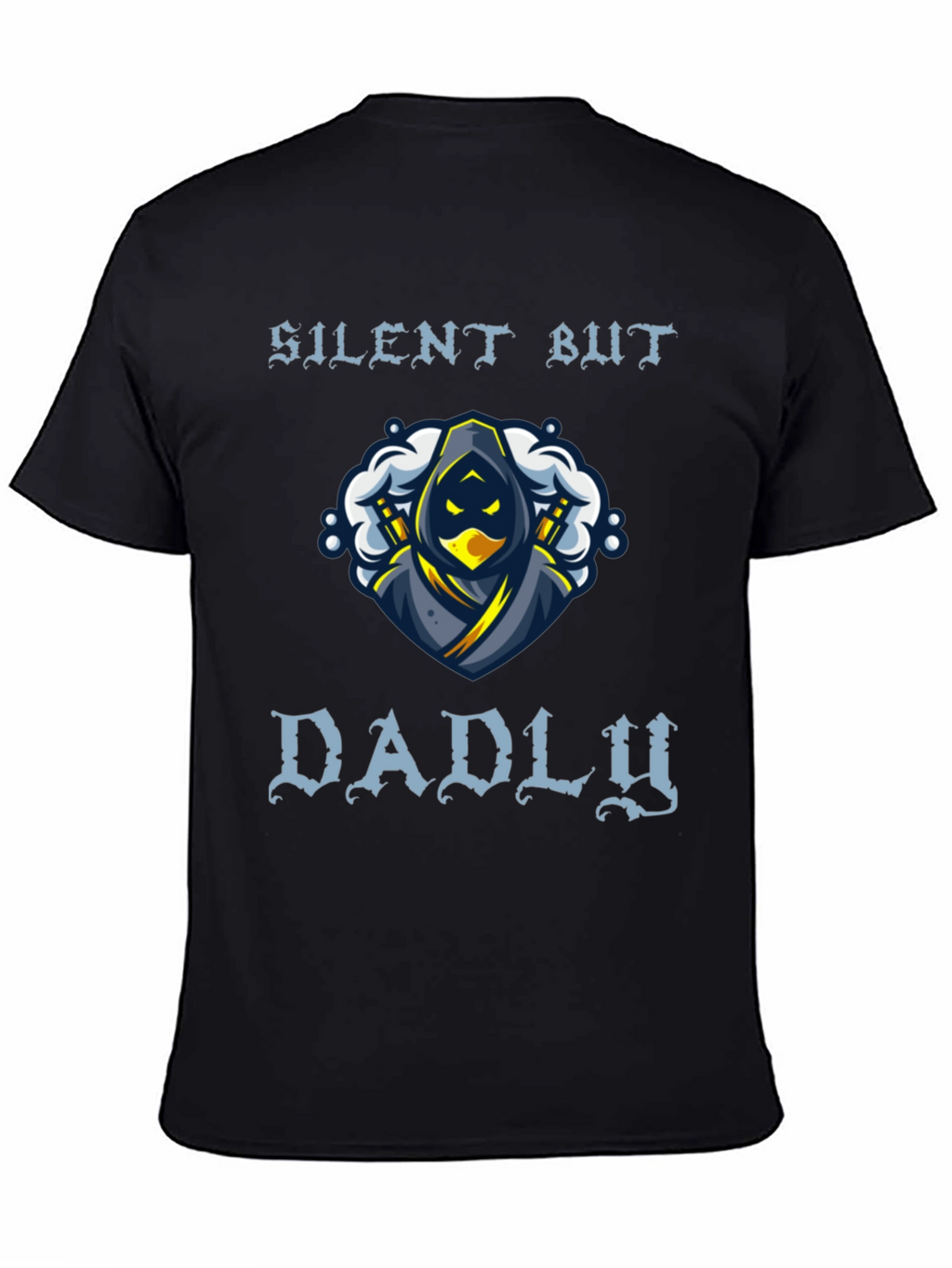 Silent But Dadly Ninja Graphic T-Shirt