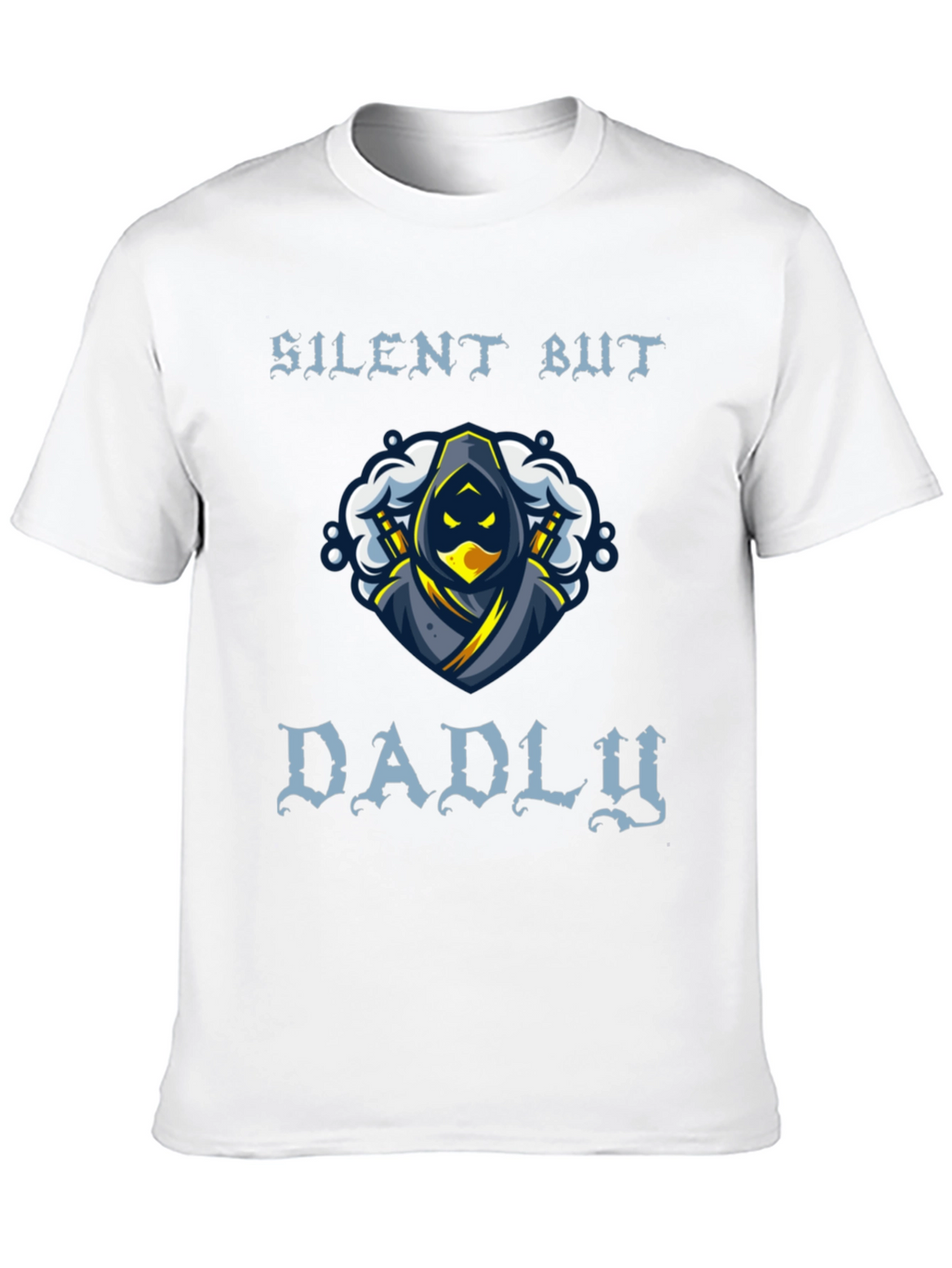 Silent But Dadly Ninja Graphic T-Shirt