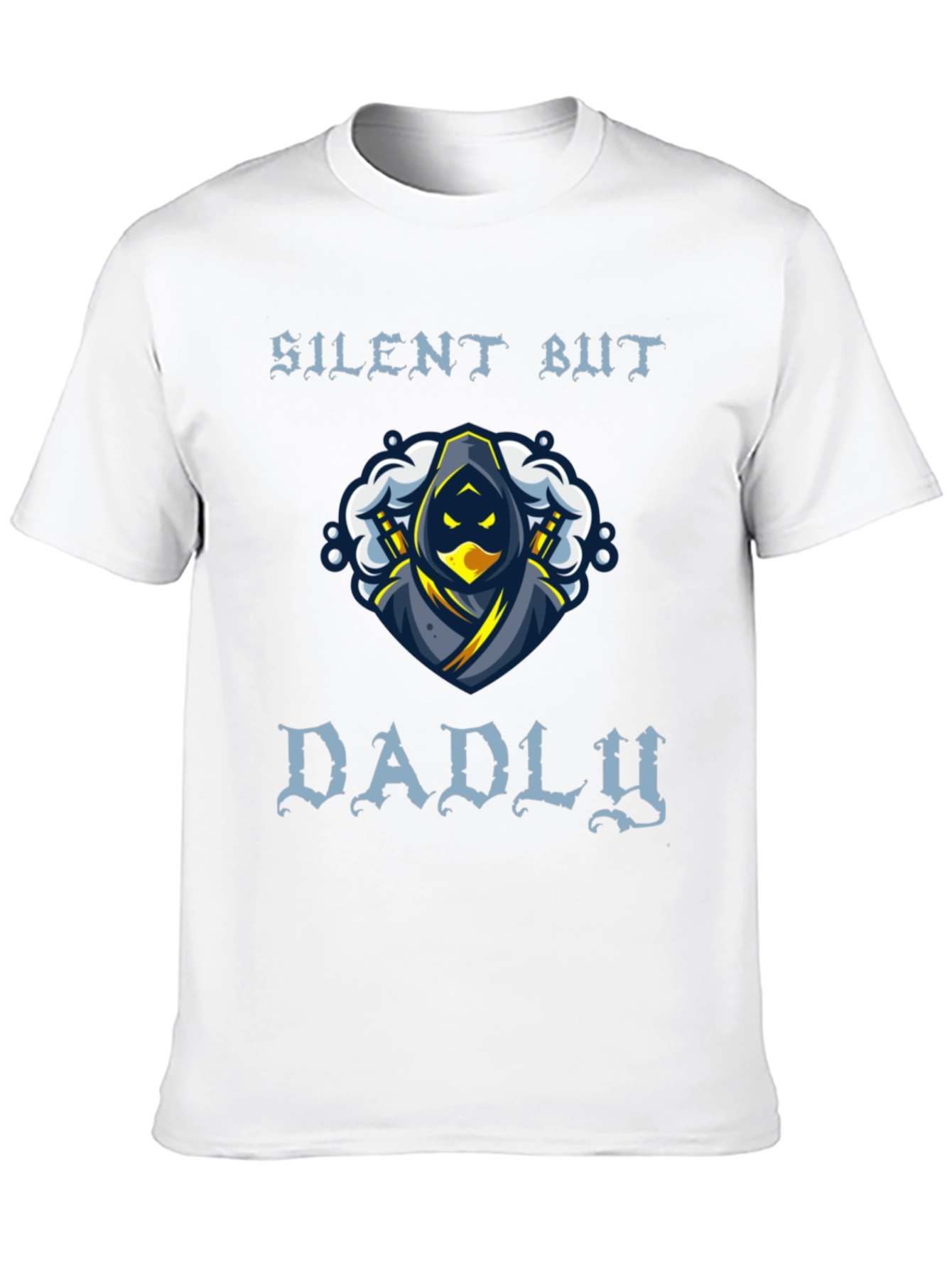 Silent But Dadly Ninja Graphic T-Shirt