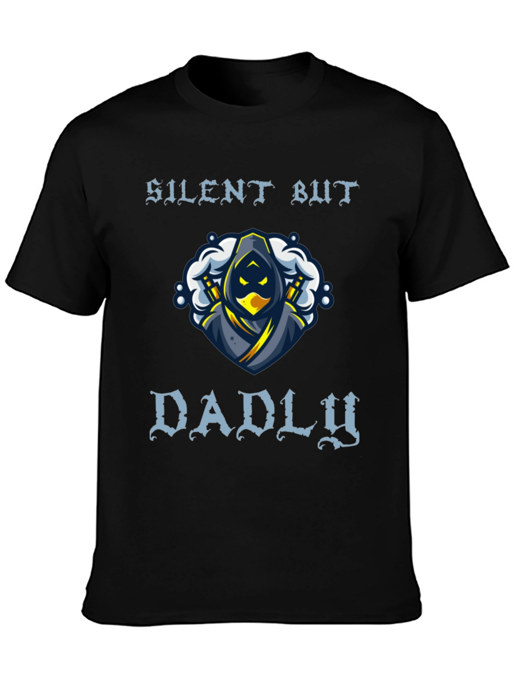 Silent But Dadly Ninja Graphic T-Shirt