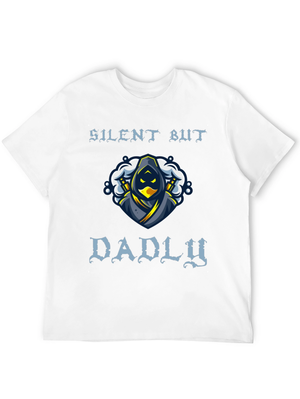 Silent But Dadly Ninja Graphic T-Shirt