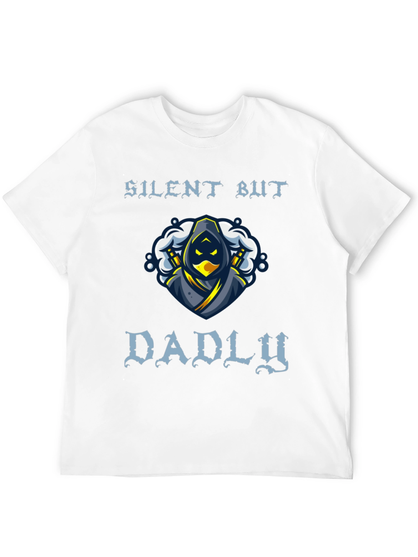 Silent But Dadly Ninja Graphic T-Shirt