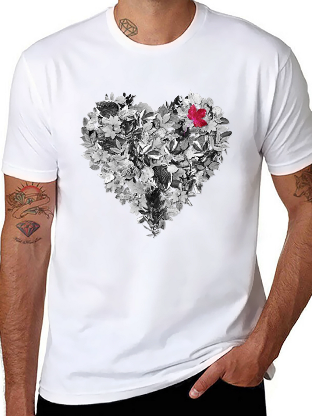 Leaf Heart Graphic Tee