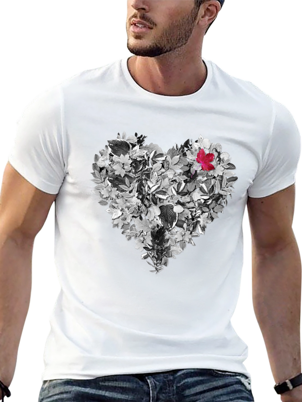 Leaf Heart Graphic Tee