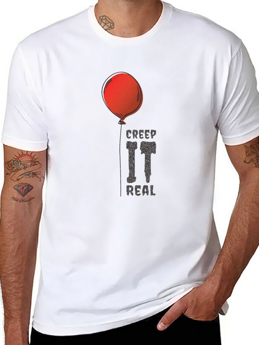 Creep It Real Horror Graphic T-Shirt