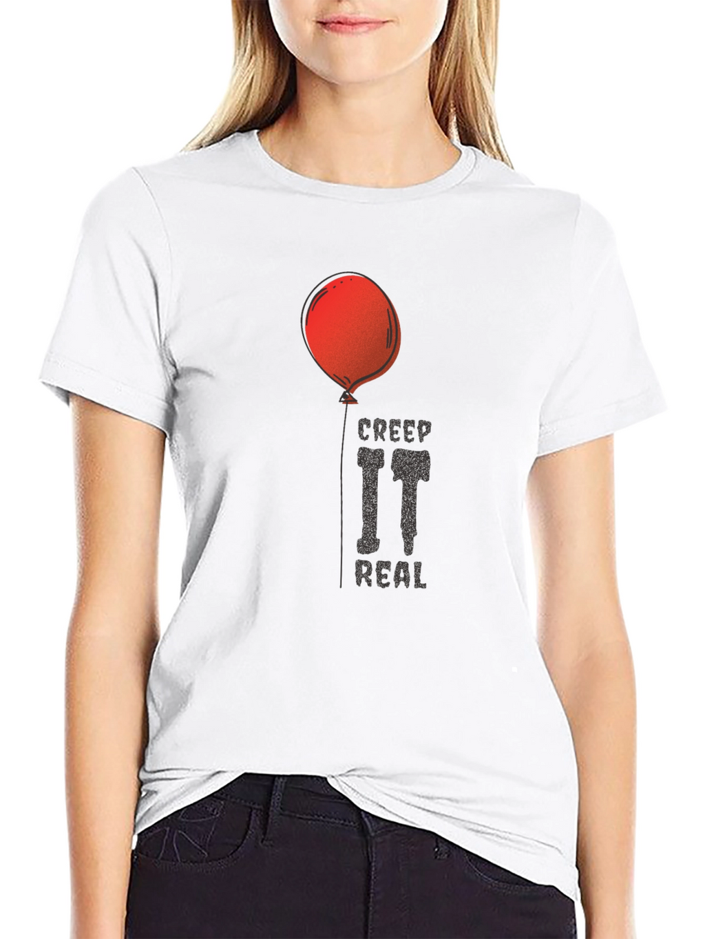 Creep It Real Horror Graphic T-Shirt