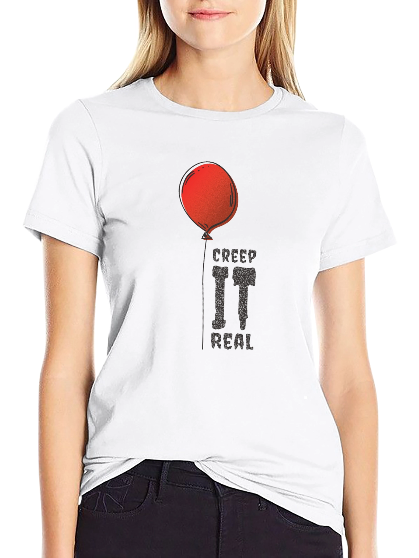 Creep It Real Horror Graphic T-Shirt