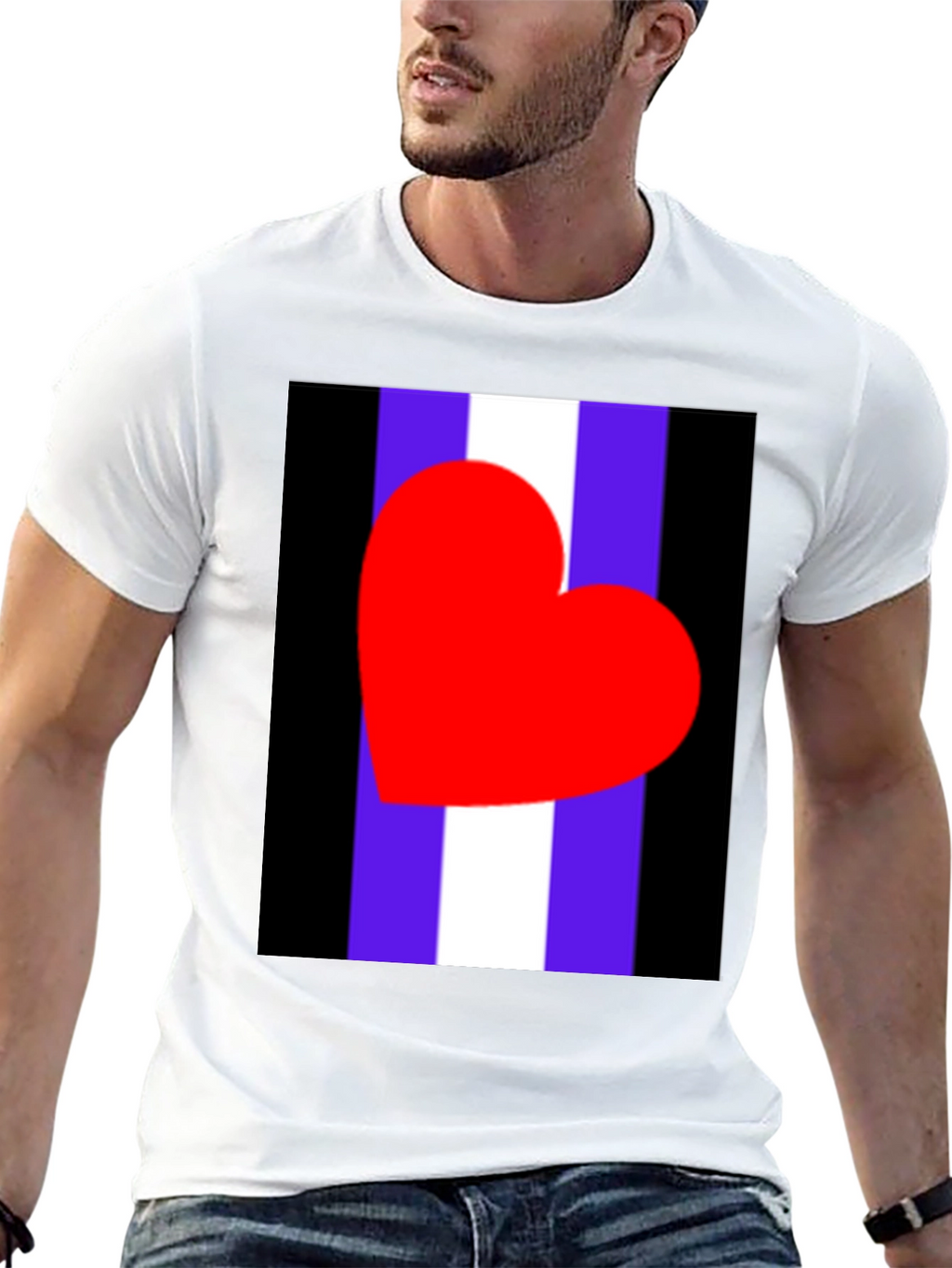 Heart Graphic Tee - Bold & Stylish