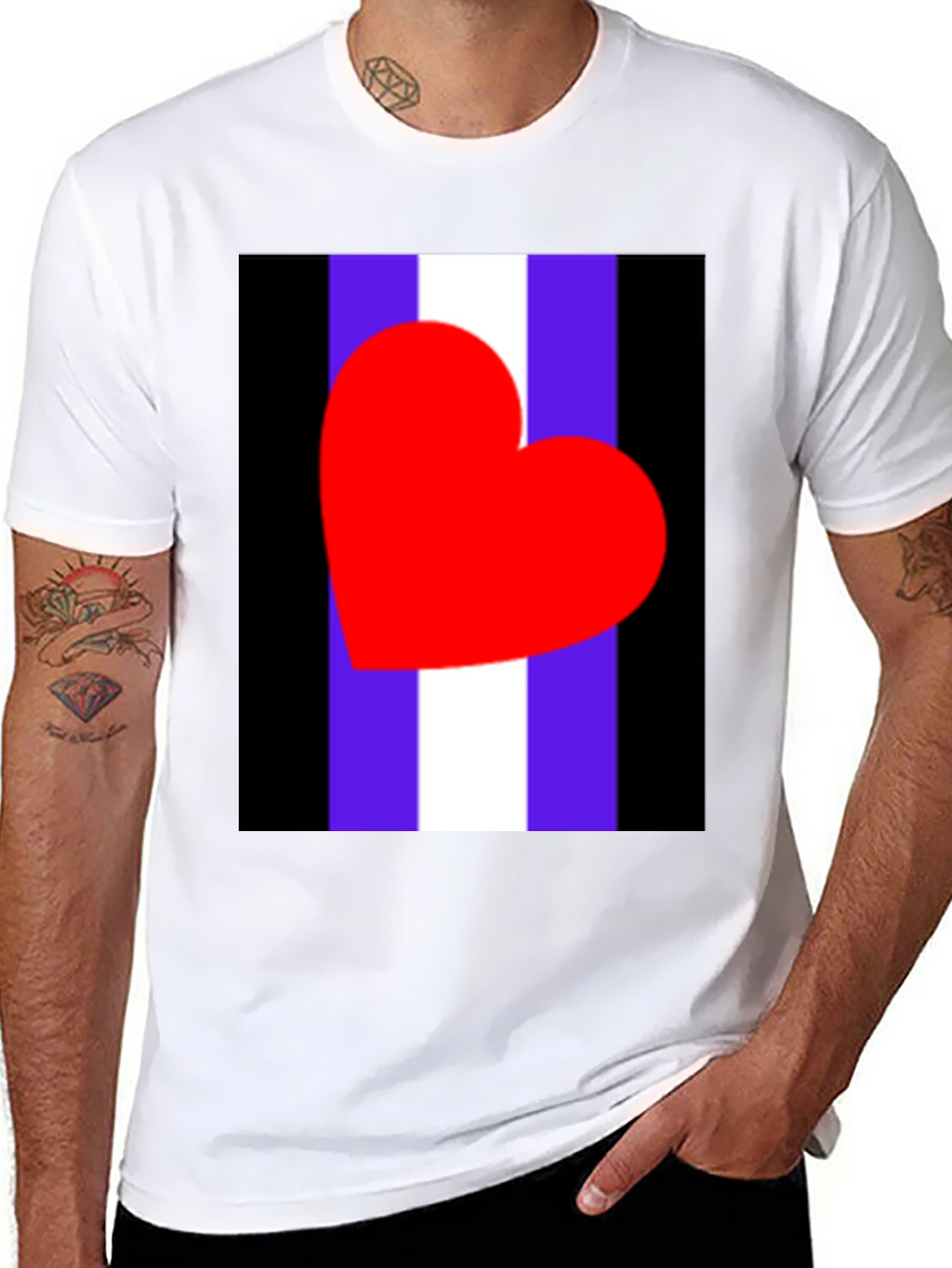 Heart Graphic Tee - Bold & Stylish