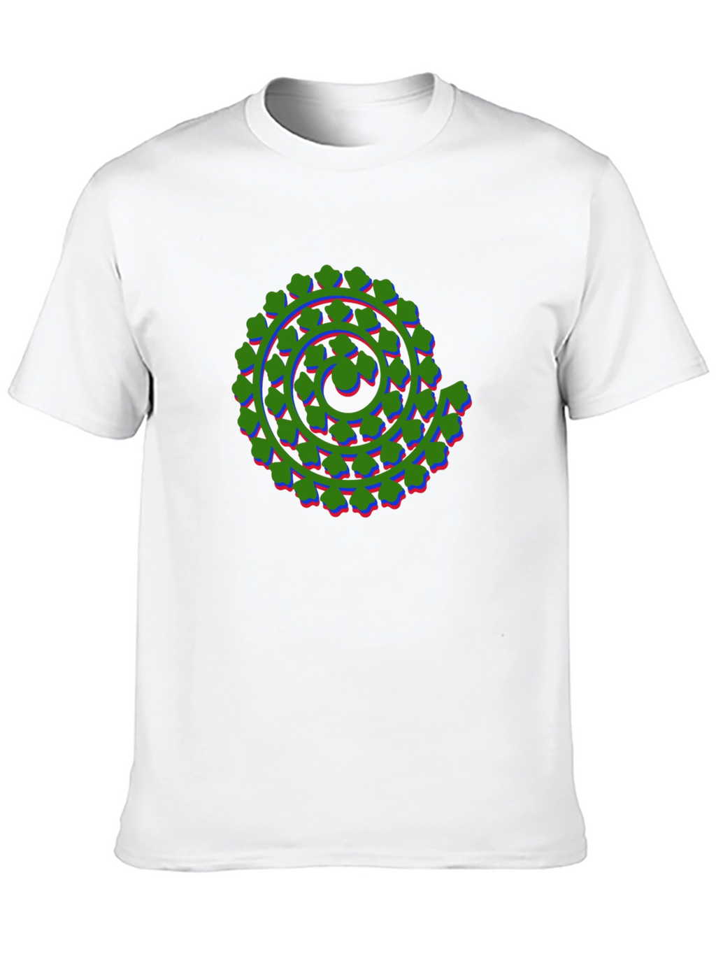 Abstract Spiral Graphic Tee - Bold & Unique Design