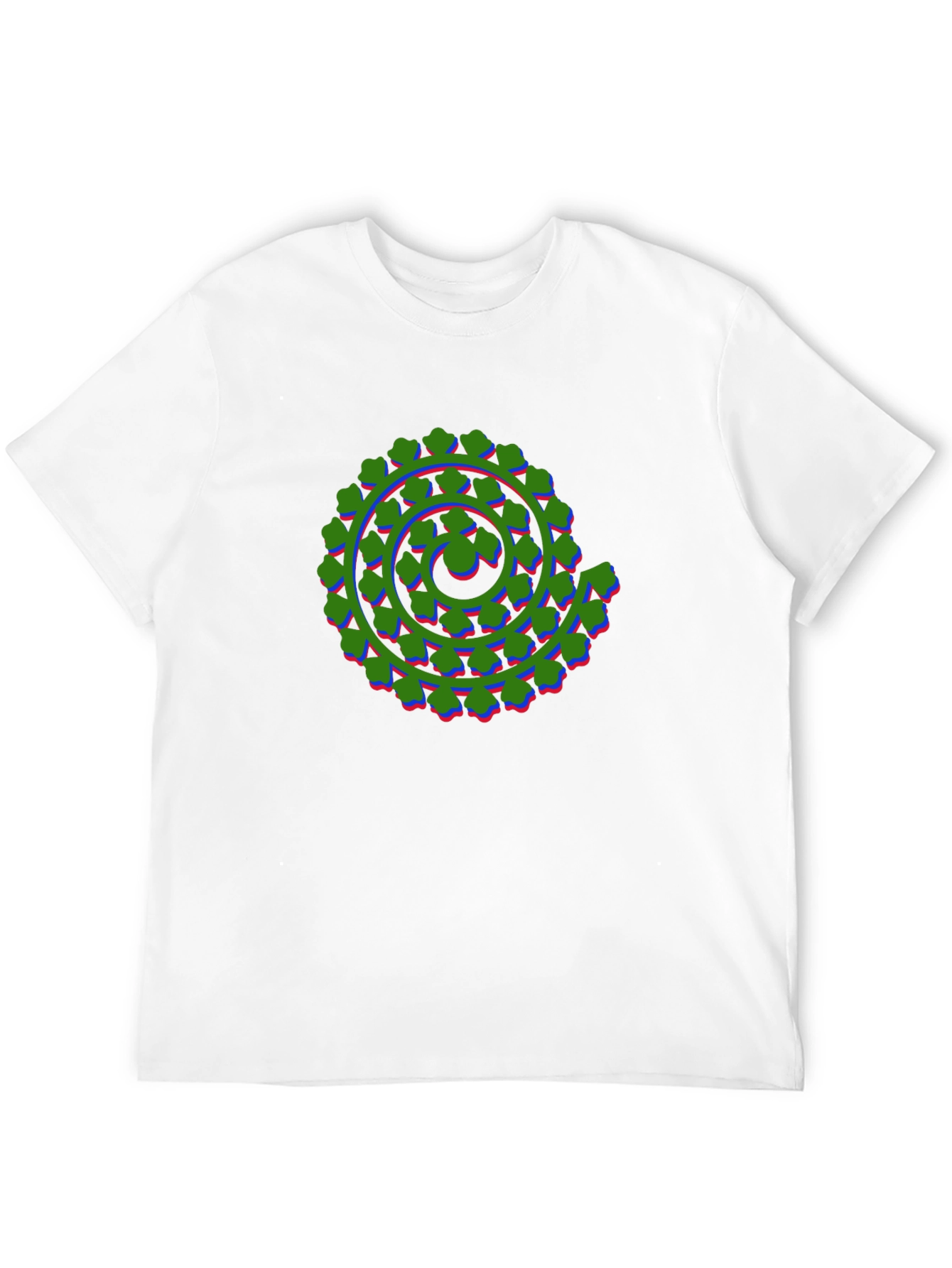 Abstract Spiral Graphic Tee - Bold & Unique Design
