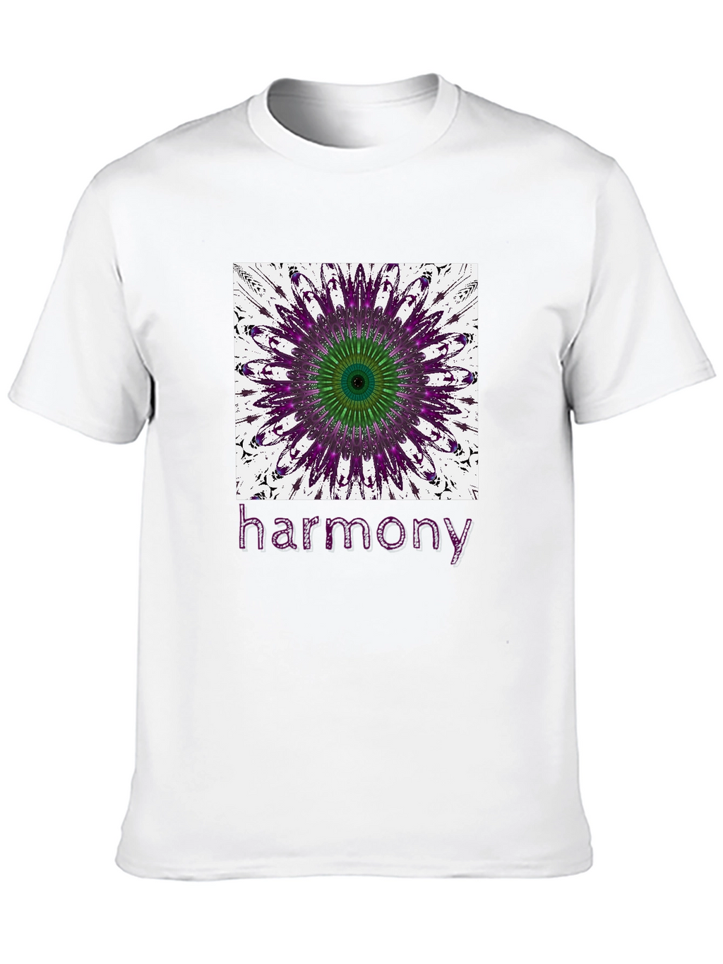Harmony Mandala Graphic Tee - Stylish Black T-Shirt