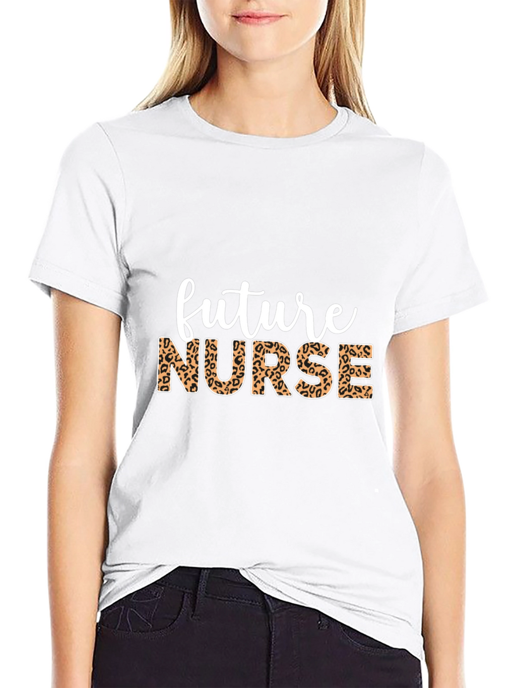 Future Nurse Leopard Print T-Shirt