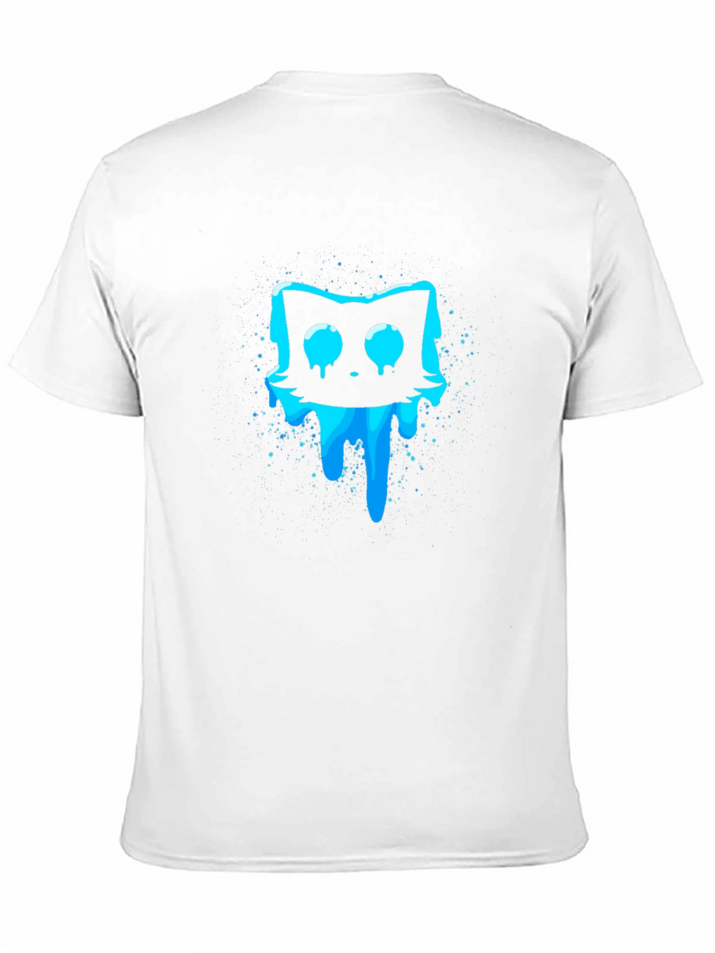 Meltdown Cat Graphic T-Shirt - Black