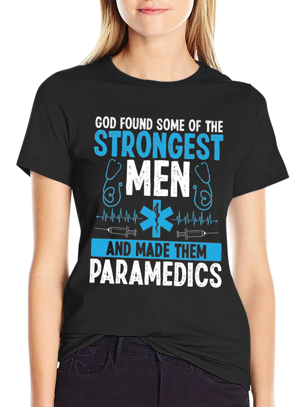 Paramedic Strongest Men Graphic T-Shirt