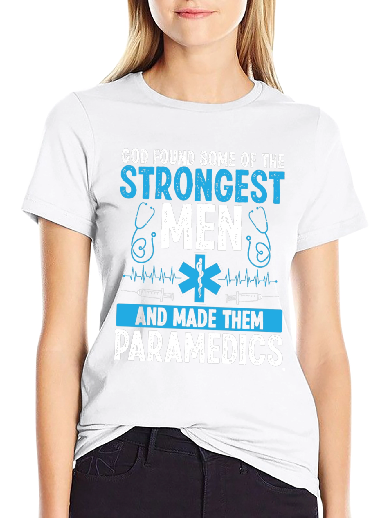 Paramedic Strongest Men Graphic T-Shirt