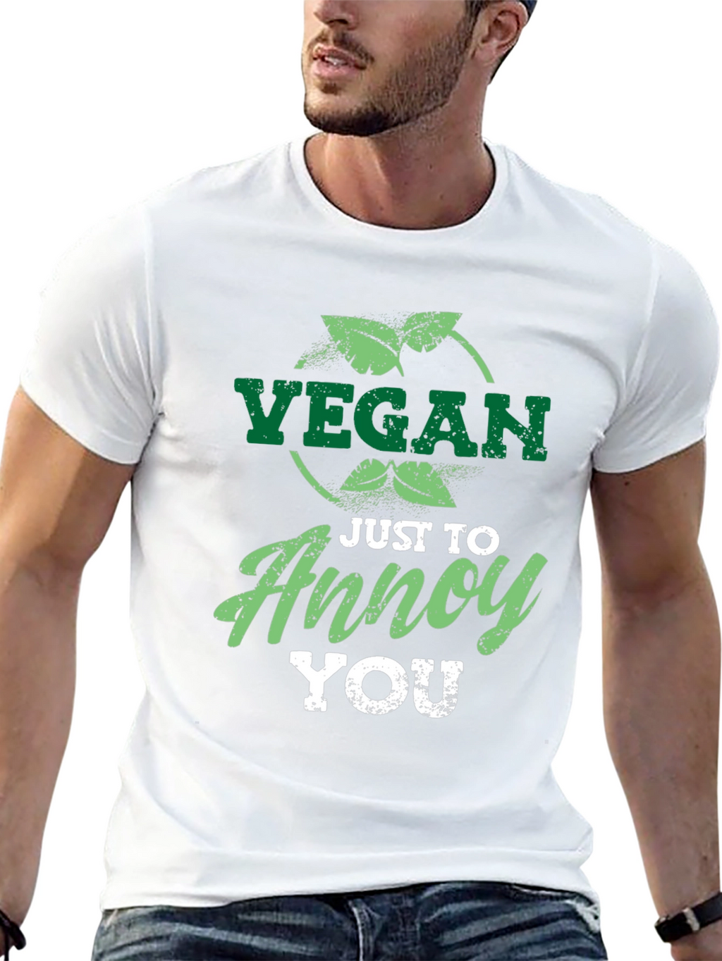 Vegan Just To Annoy You Graphic T-Shirt