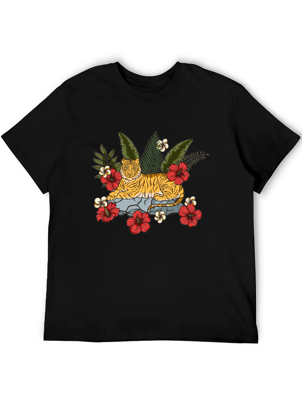 Tiger Floral Graphic Tee