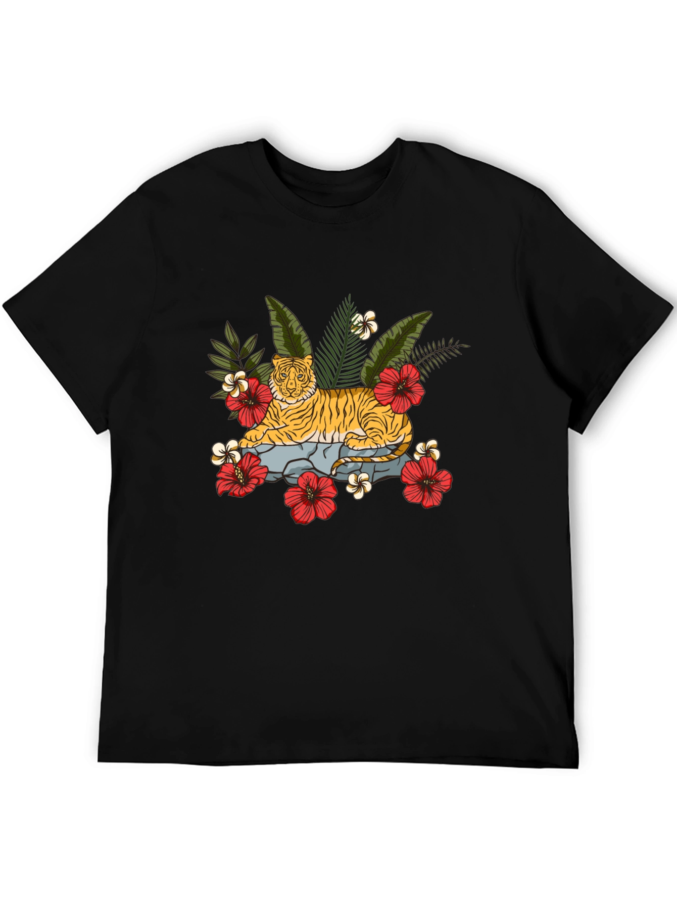 Tiger Floral Graphic Tee