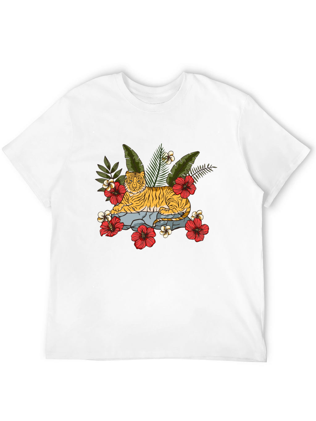 Tiger Floral Graphic Tee