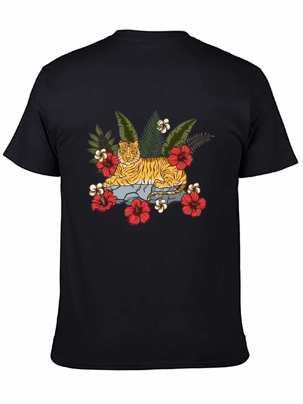 Tiger Floral Graphic Tee