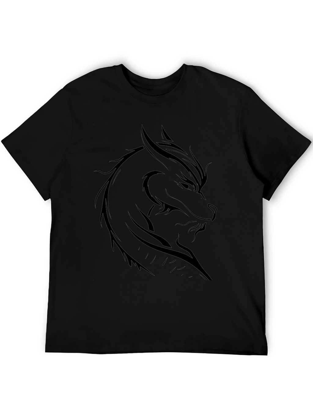 Dragon Graphic T-Shirt - Mens Black Tee