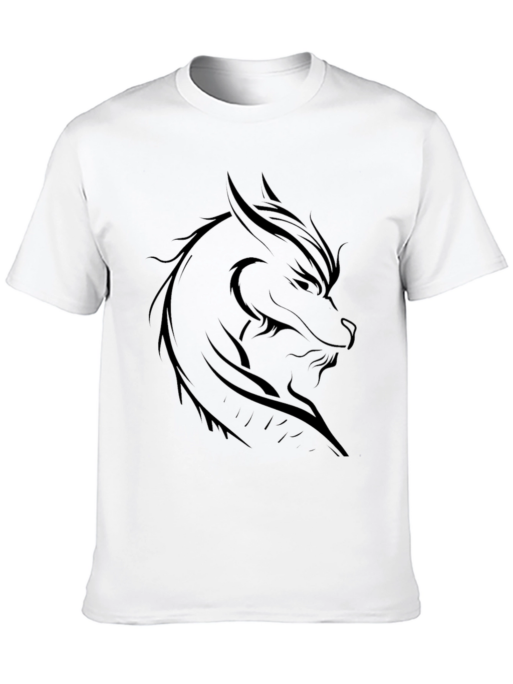 Dragon Graphic T-Shirt - Mens Black Tee