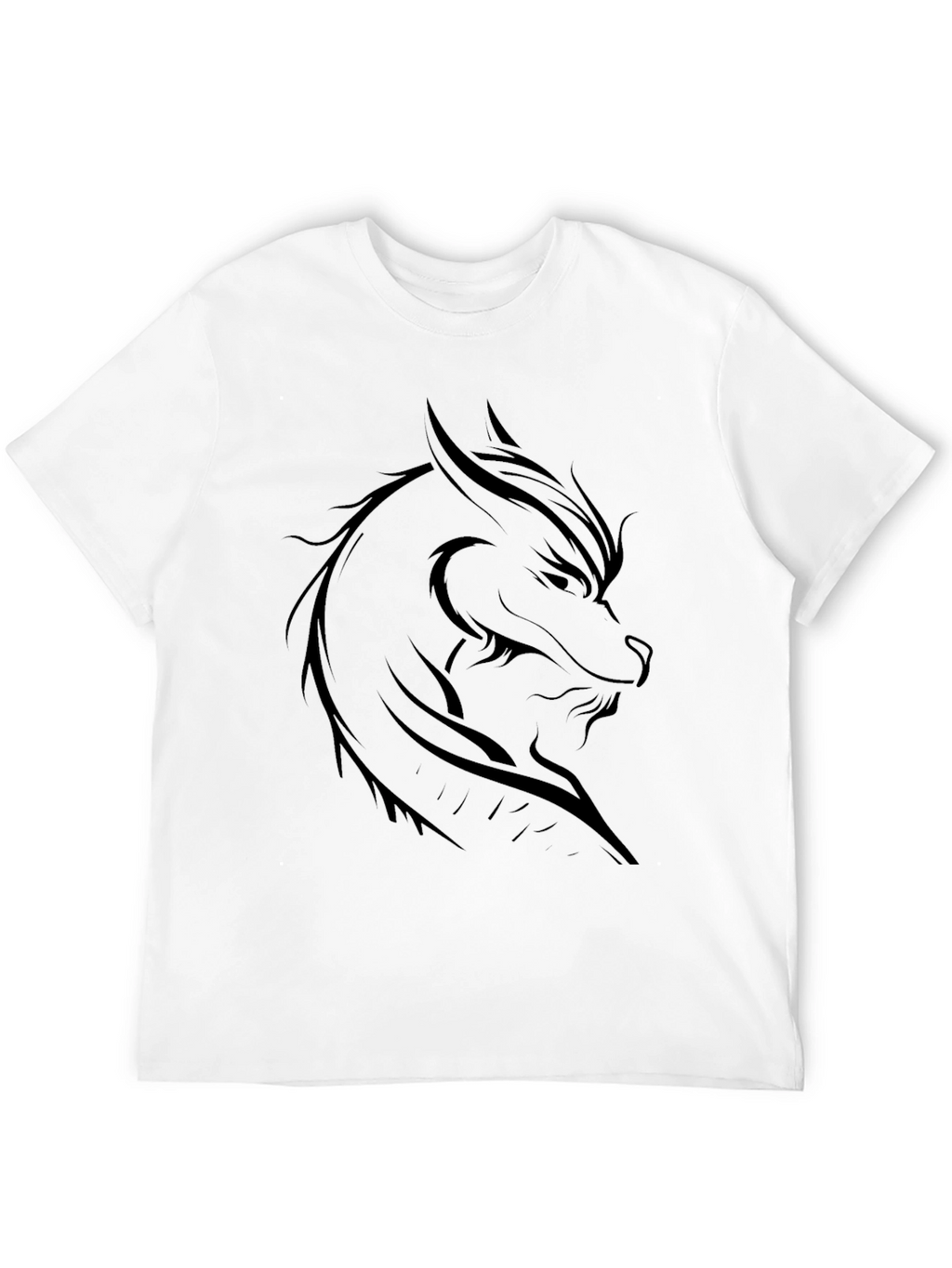 Dragon Graphic T-Shirt - Mens Black Tee